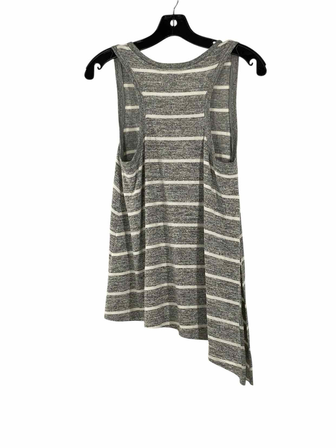 Market & Spruce Size S Gray White Stripe Tank Top