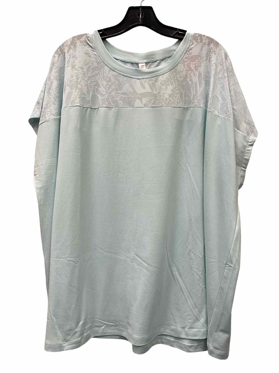 livi Size 2X Light Blue Short Sleeve Shirts