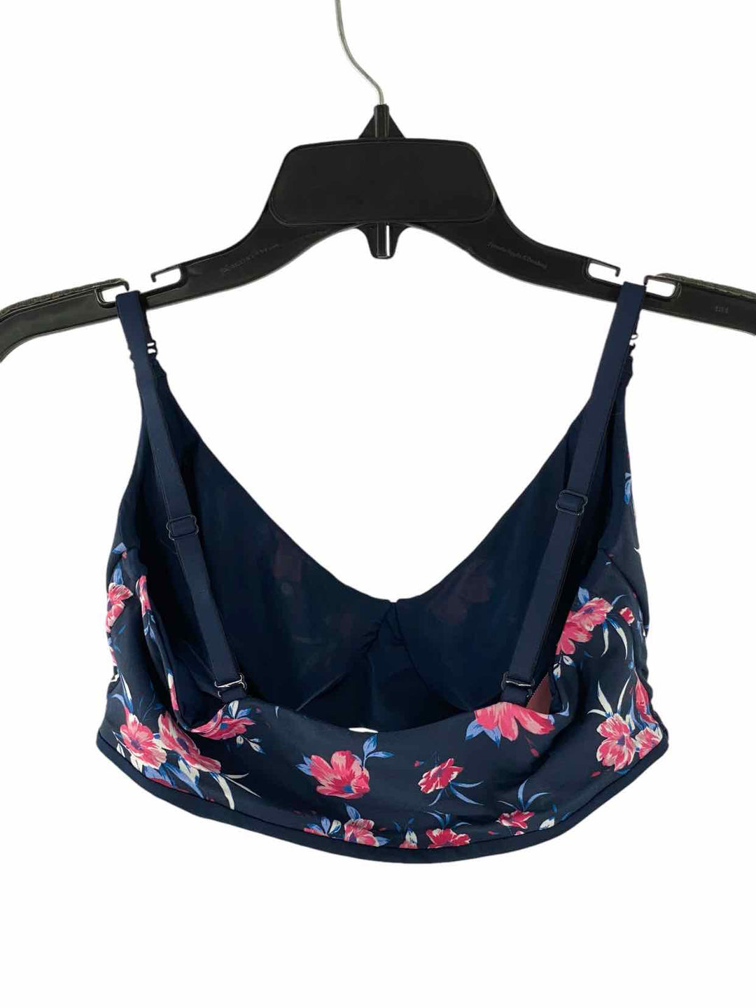 Soma Size M Navy Pink Floral Athletic Bra