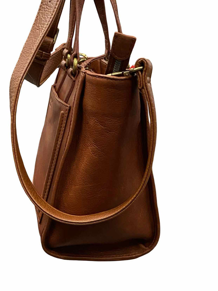 American Leather Co. Brown Bayberry Tote Purse