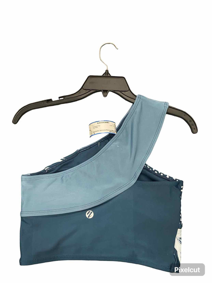 Nani Active Size S Teal Print Swimsuit Top