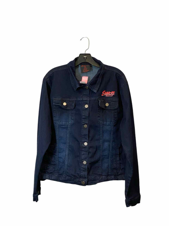 Snap-On Size XL Dark Wash Denim Jacket