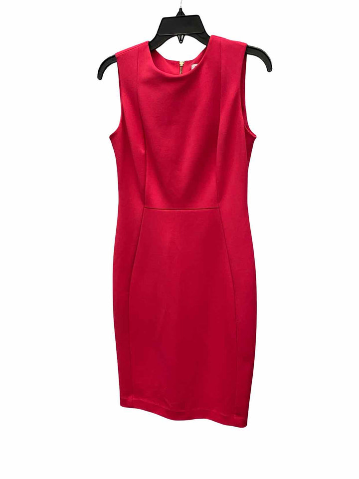 Calvin Klein Size 4 Pink Dress