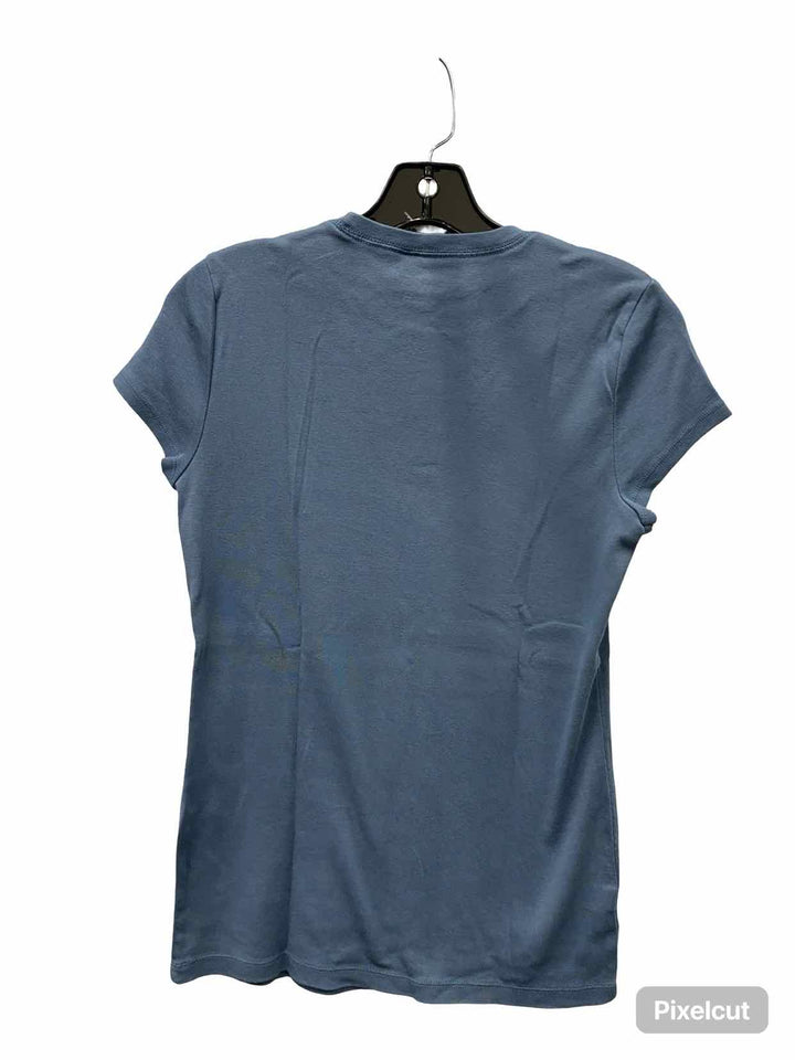 Loft Size S Blue 100% cotton T-shirt
