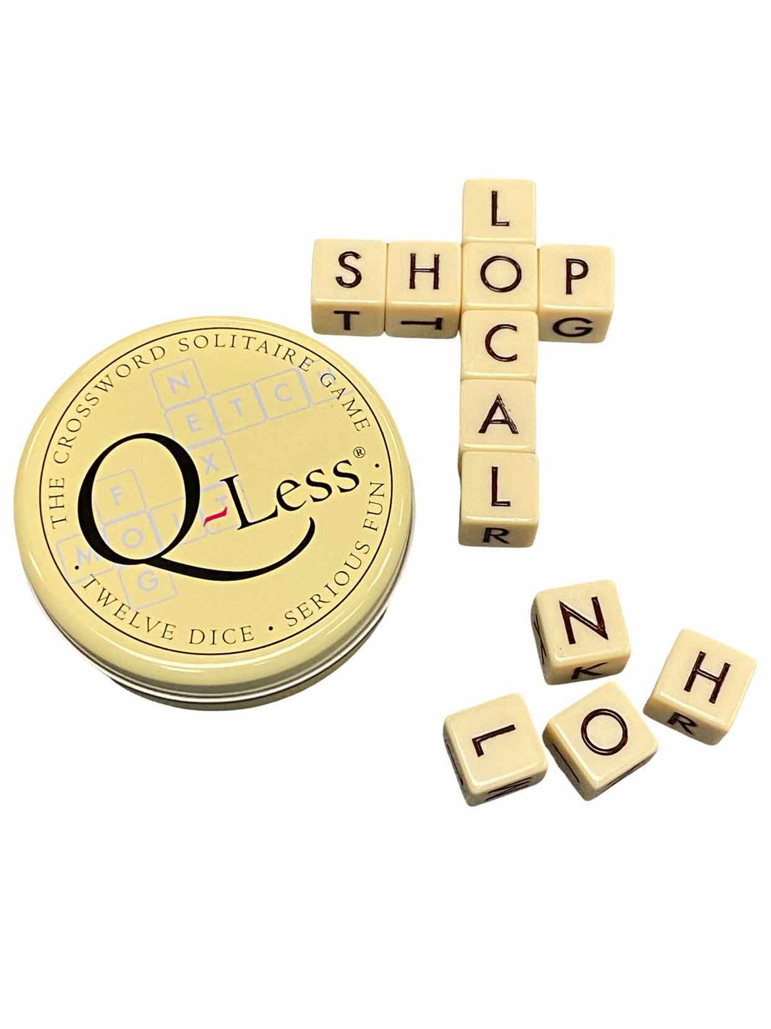 Q-Less Crossword Solitaire Game