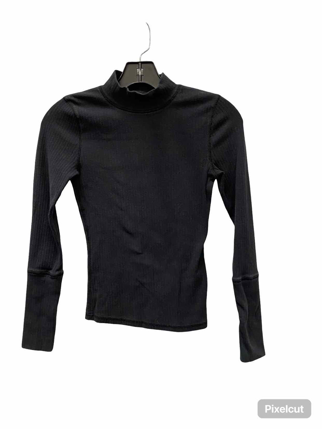 Free People Size S Black Long Sleeve Shirts