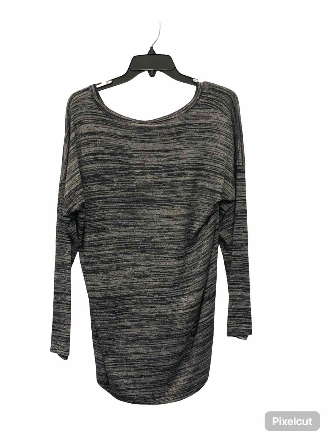 Bobeau Size L Gray Long Sleeve Shirts