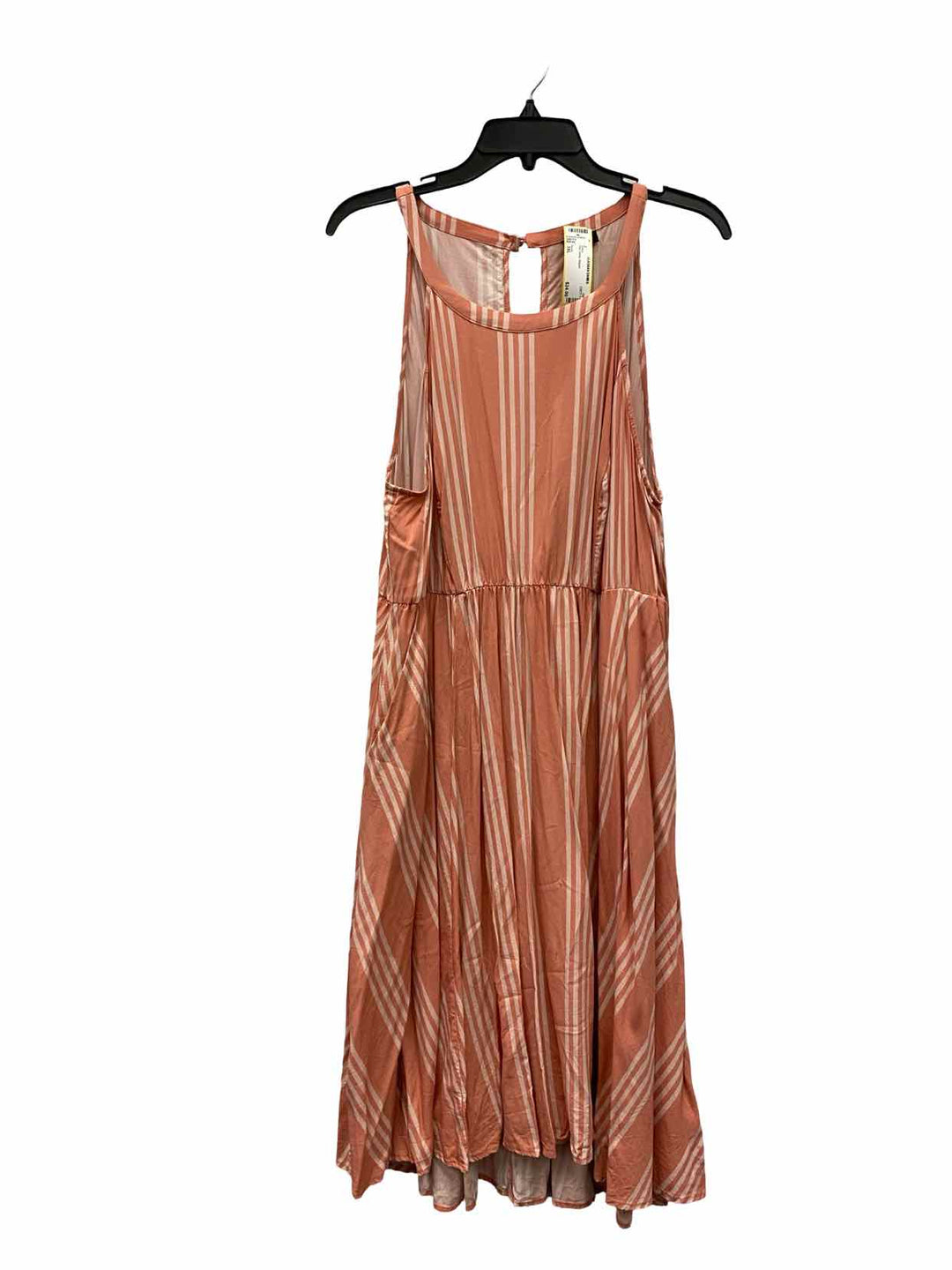 Torrid Size 1XL Pink White Striped Dress