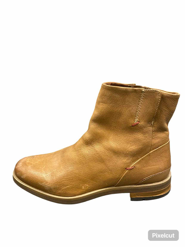 Franco Sarto Shoe Size 9 Brown Leather Boots(Ankle)