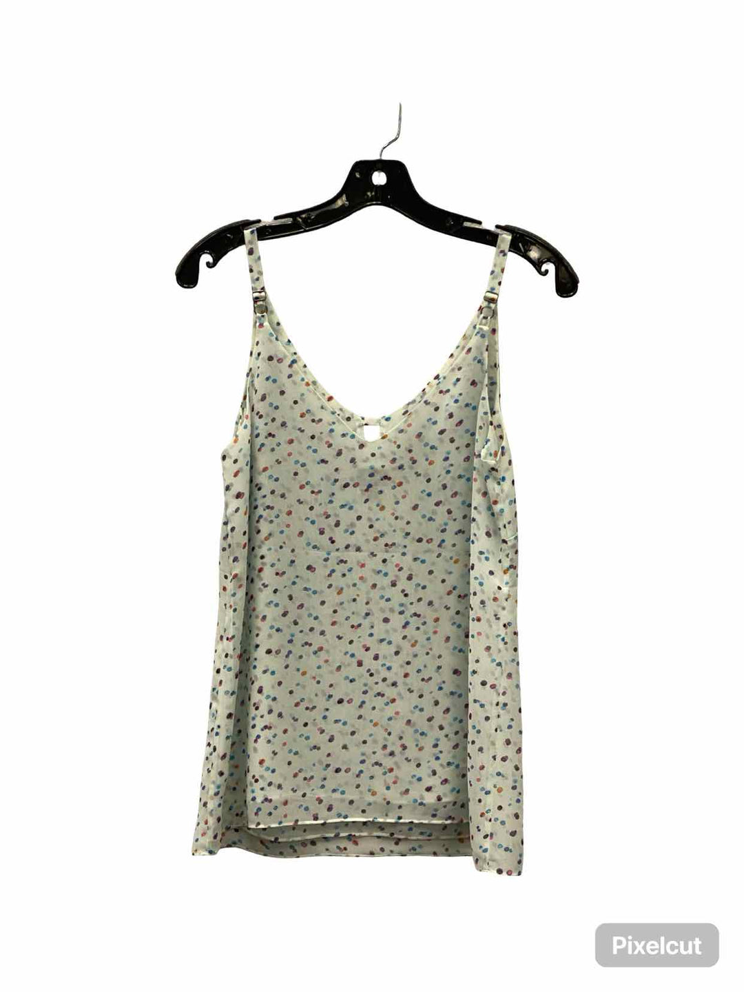 Cabi Size XS Blue Polka Dot Tank Top