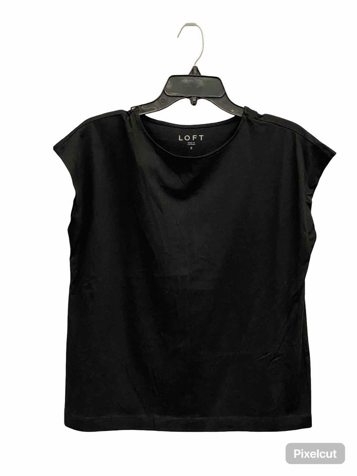 Loft Size S Black Short Sleeve Shirts