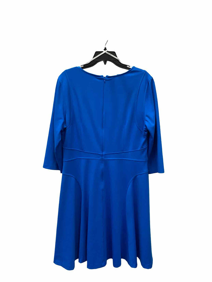 Ivy + Blu Size 16 Blue Dress