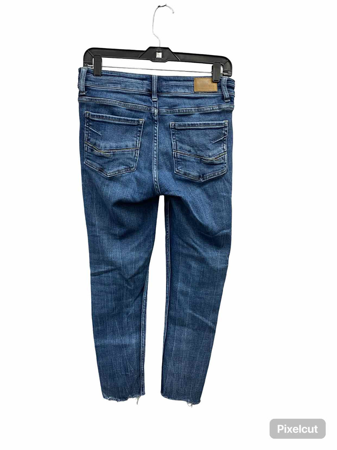 Bike Jeans Size 27 Blue Universal Fit/Mid-Rise/Ankle Skinny Jeans