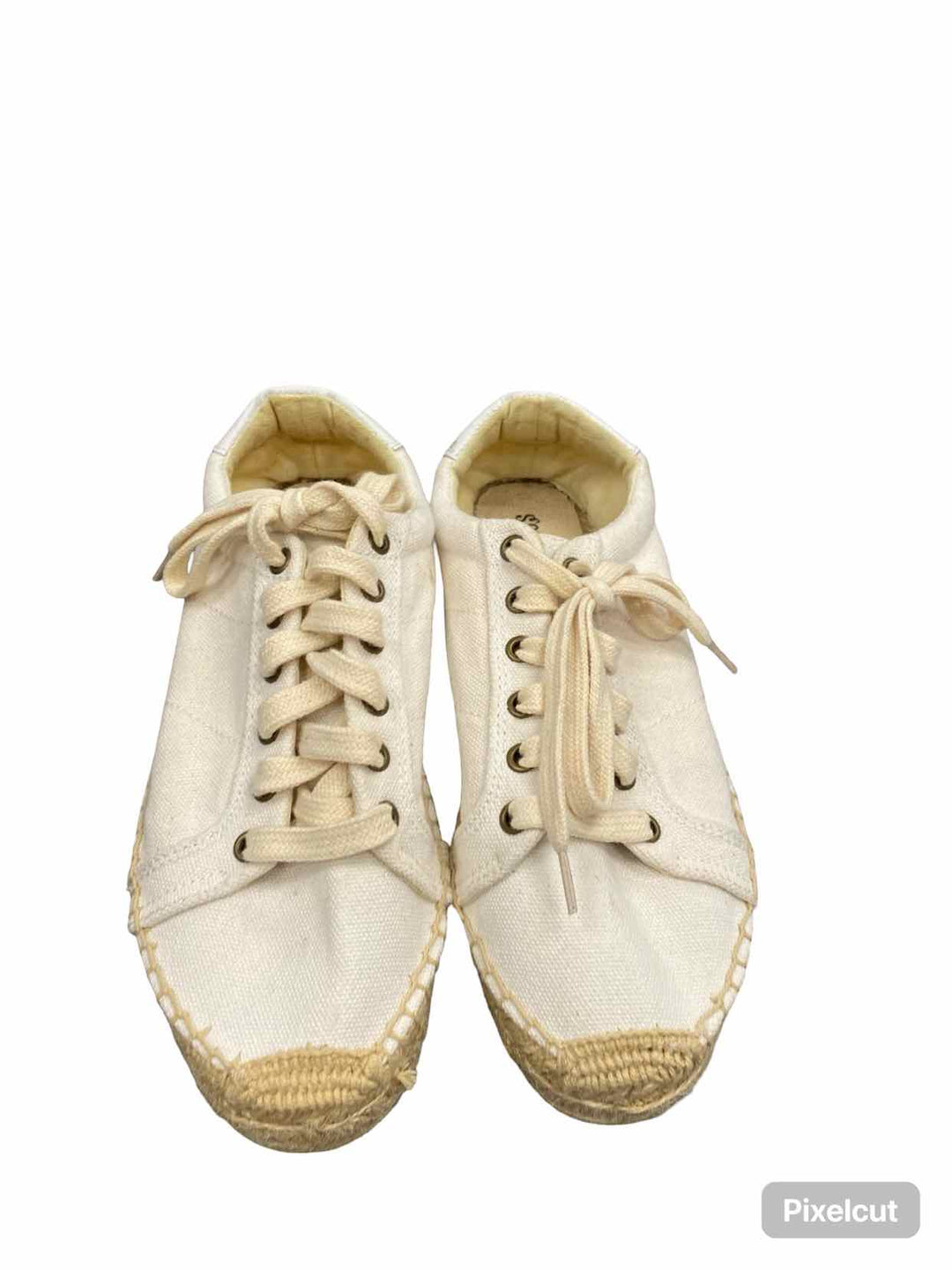 Soludos Shoe Size 7 Off White Canvas Sneakers