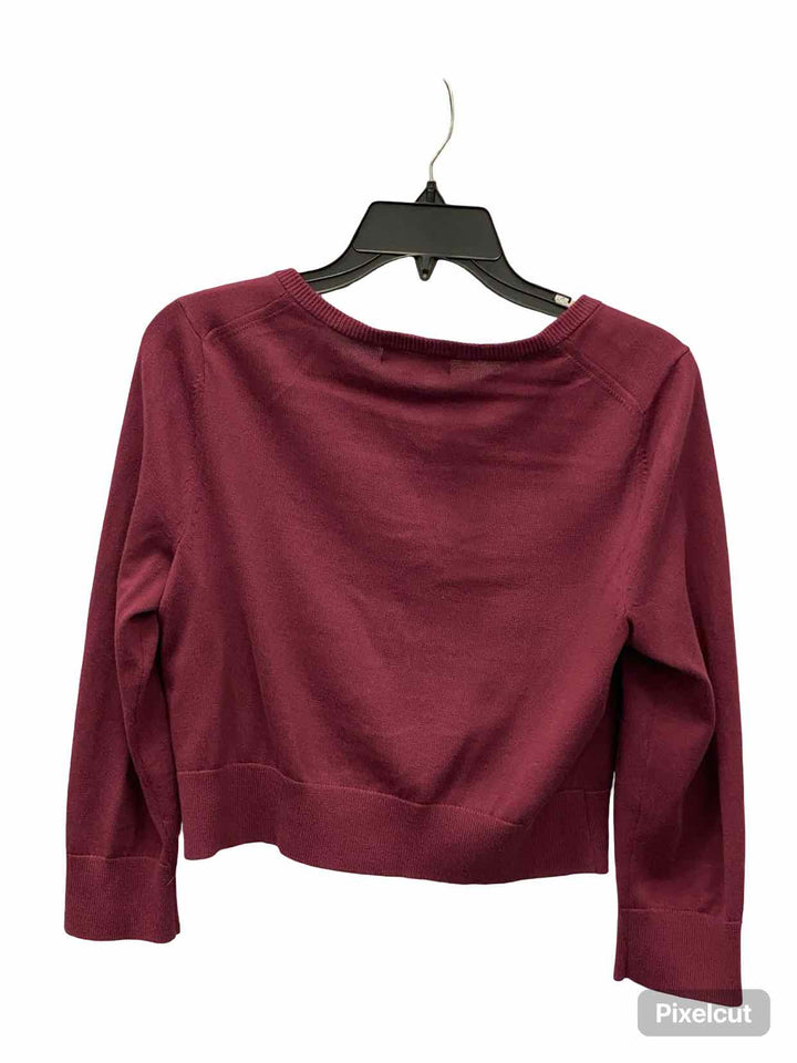 Lands End Size S Purple Cotton Sweater