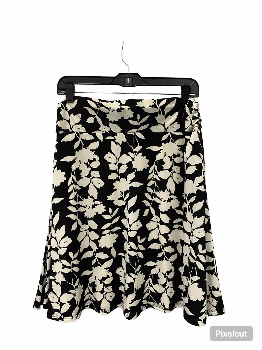 White House Black Market Size M Black White Skirt