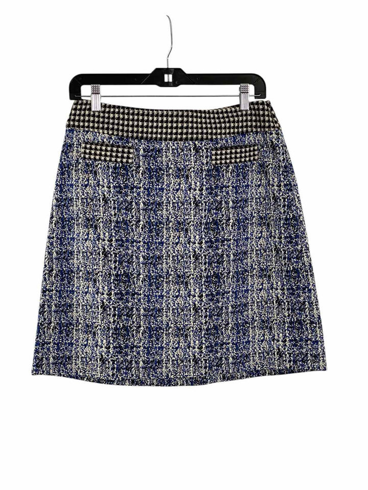 Cabi Size 6 Blue Black & White Skirt