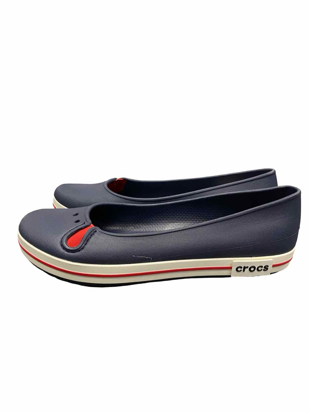 Crocs Shoe Size 6 Navy Crocband Flats