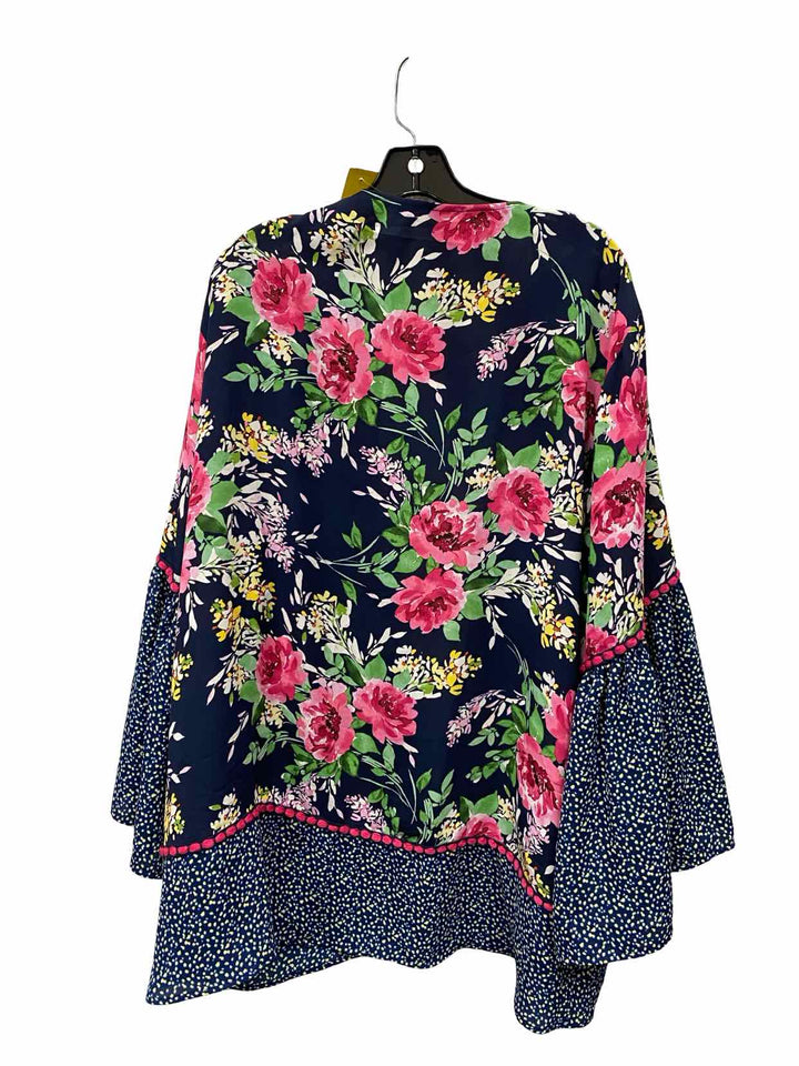 The Pioneer Woman Size L/XL Blue Pink Floral Long Sleeve Shirts
