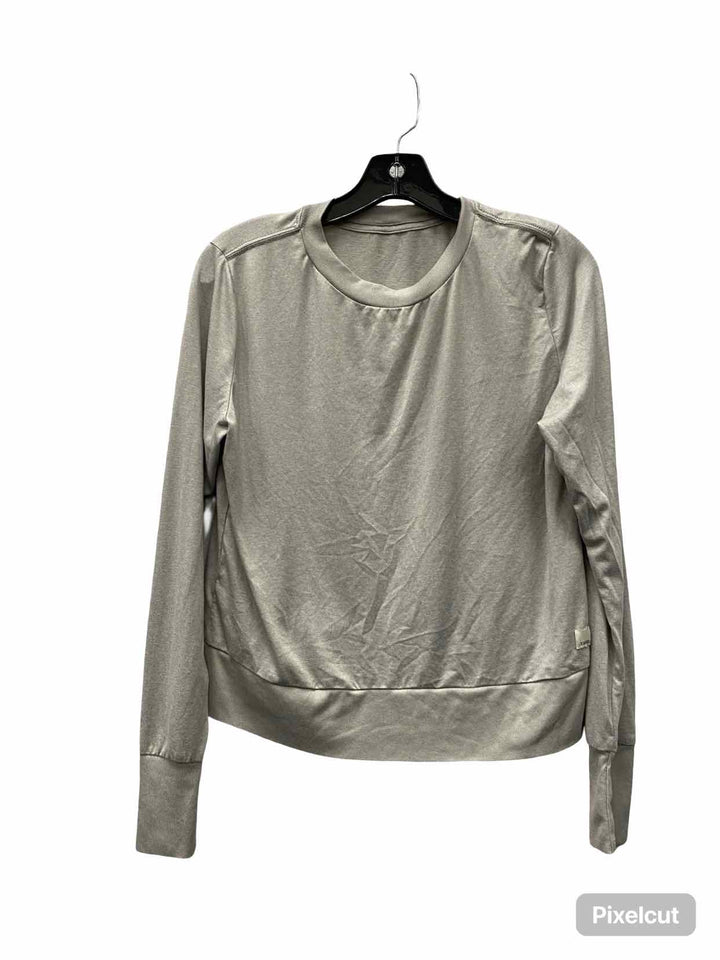 Vuori Size S Gray Athletic Long Sleeve