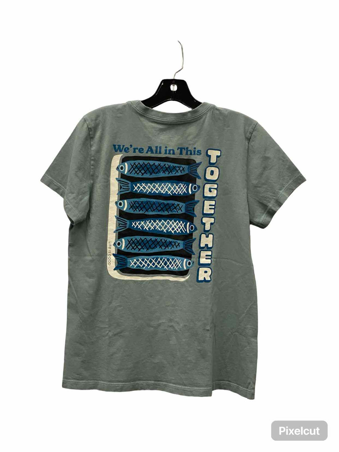 Life is Good Size M Blue T-shirt