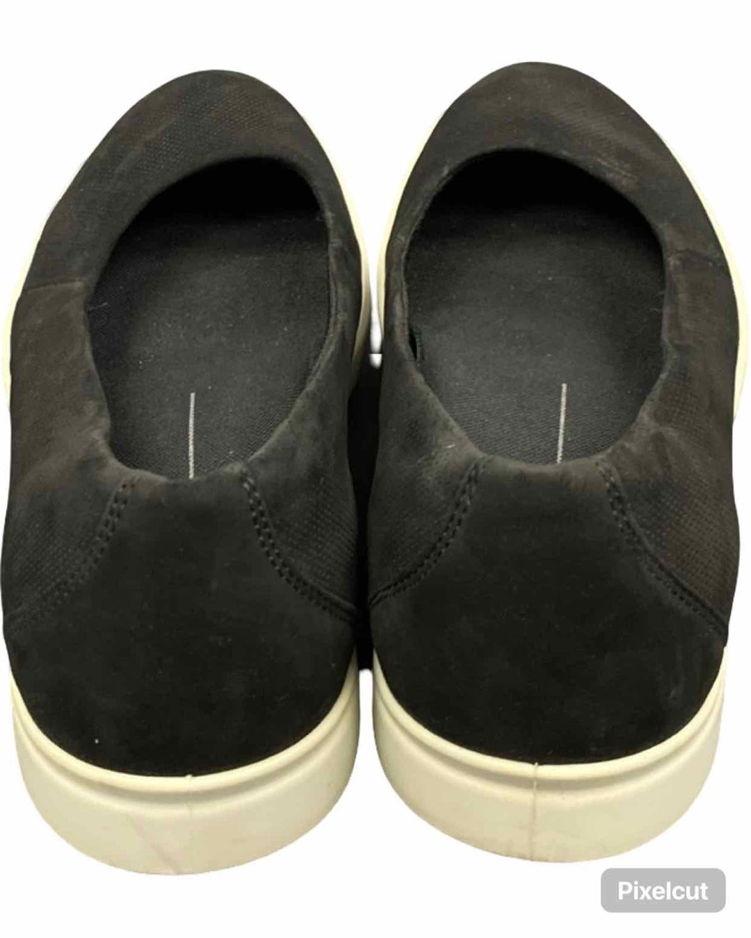 Ecco Shoe Size 40 Black Leather Flats