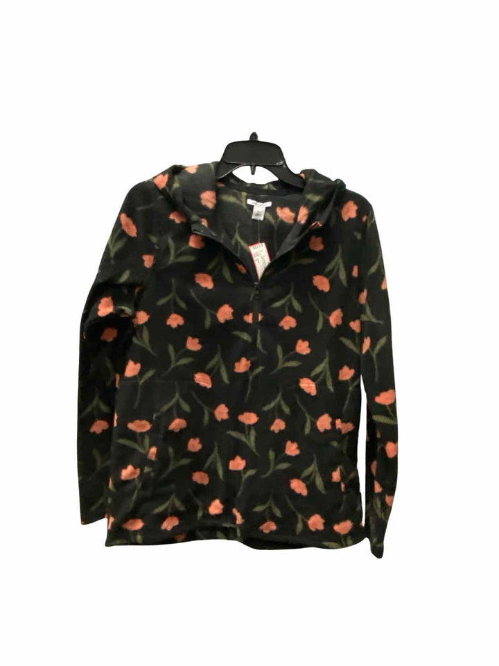 O'Neill Size S Black Pink Floral Long Sleeve Shirts