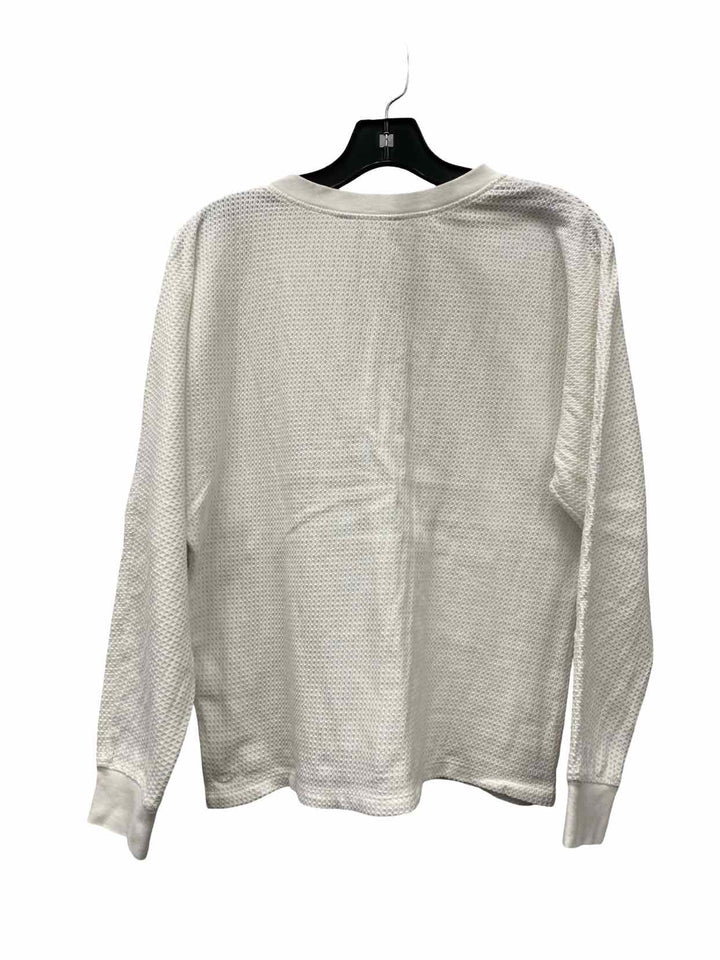 Garnet Hill Size XS White 100% Organic Cotton Long Sleeve Shirts