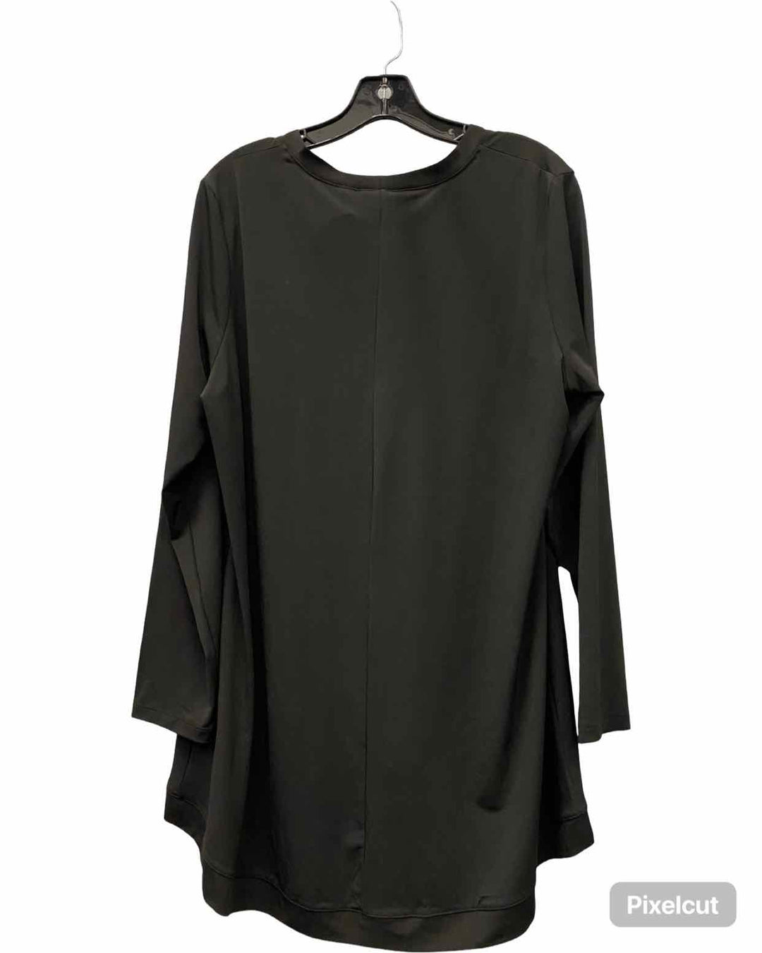 Susan Graver Size L Black Long Sleeve Shirts