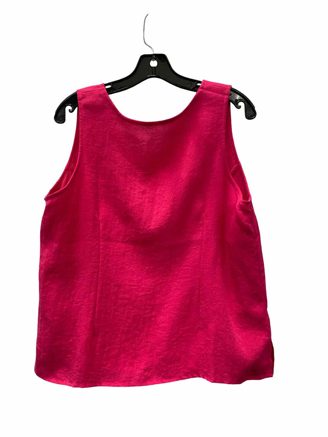 Fridaze Size L Pink 100% Linen Tank Top