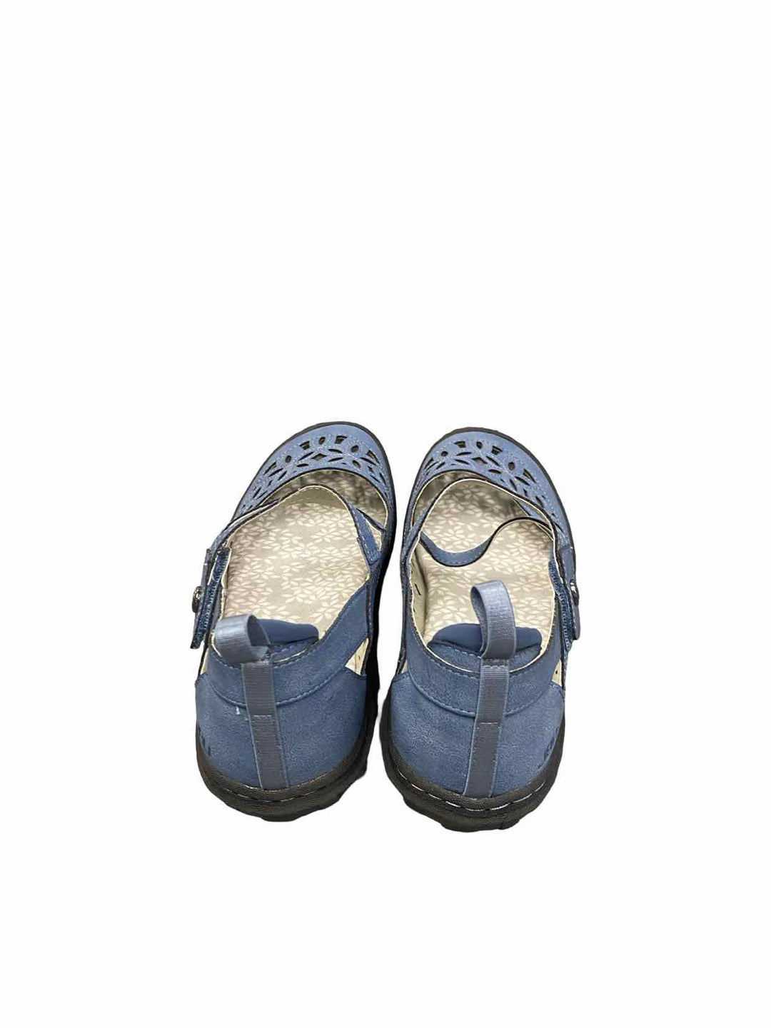 JBU Shoe Size 8 Blue Manmade Bellerose Encore Mary Jane Flats