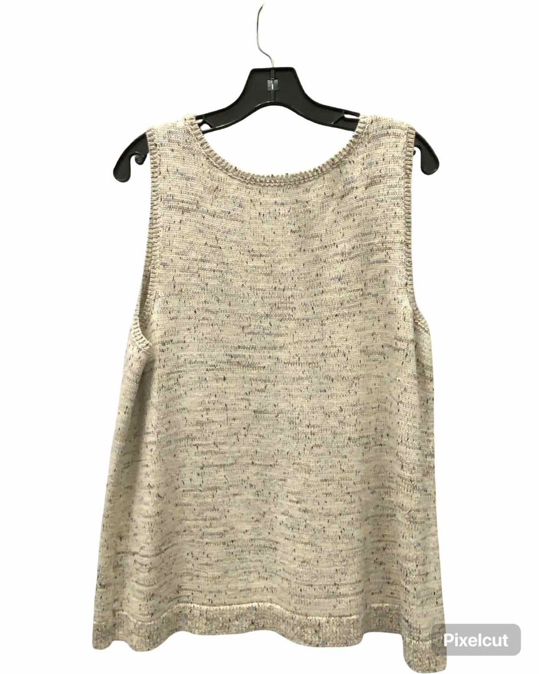 J Jill Size XL Off White Multi Tank Top