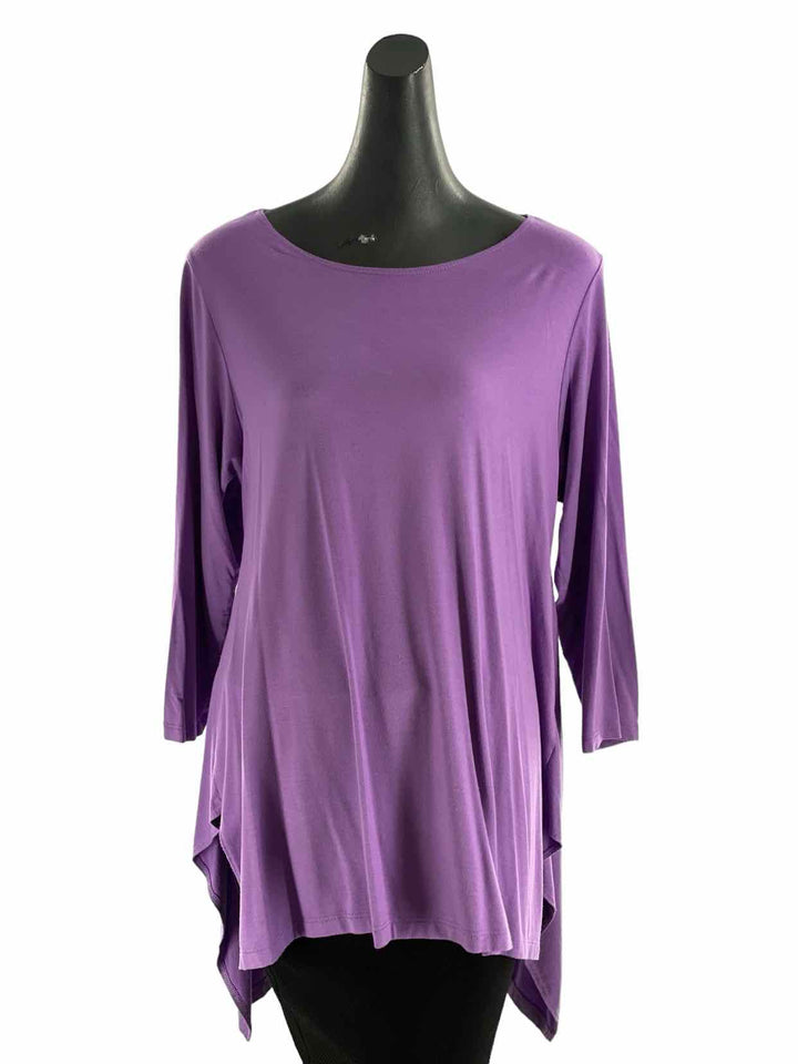 Comfy Size L Purple Long Sleeve Shirts