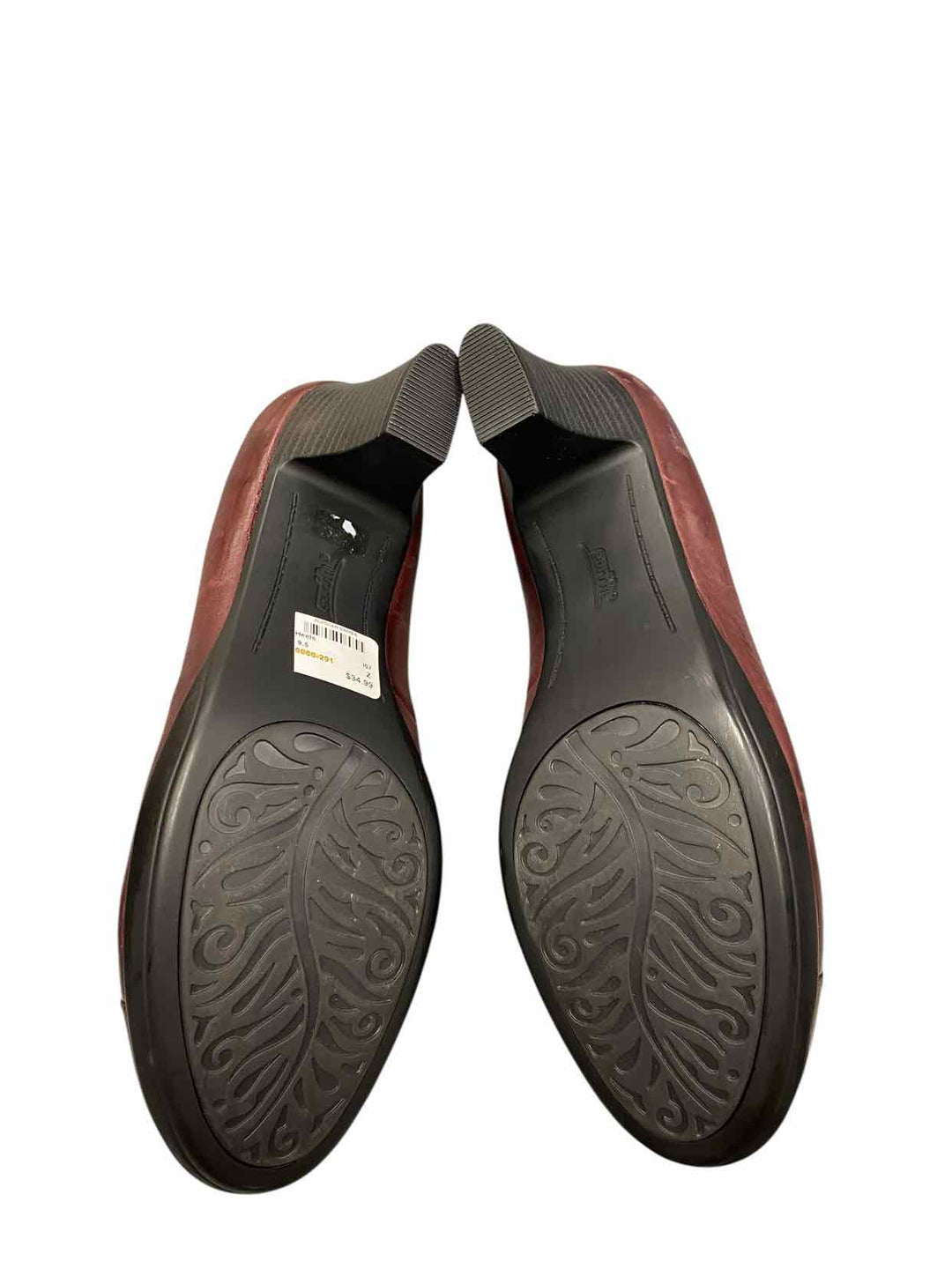 Earth Shoe Size 9.5 Merlot Leather Tamarack Heels