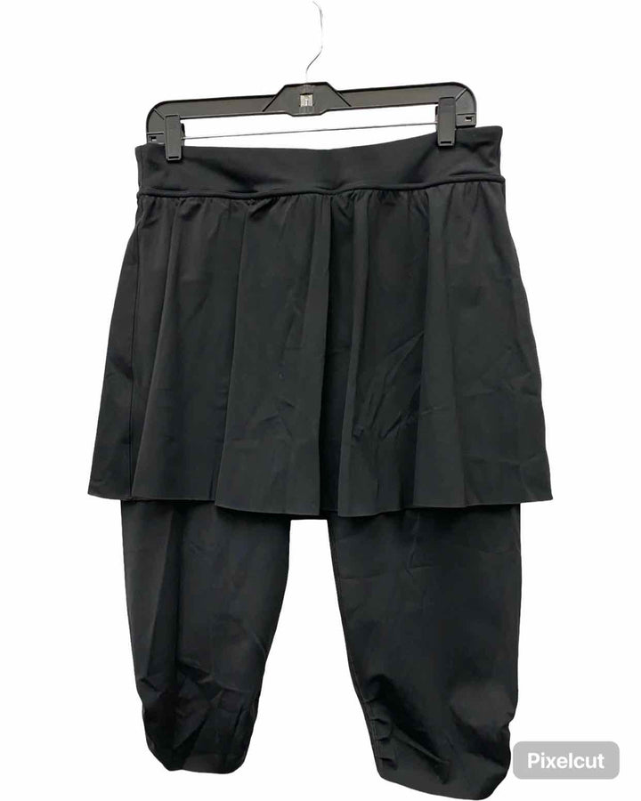 Spanx Size 1X Black Booty Boost Athletic Pants