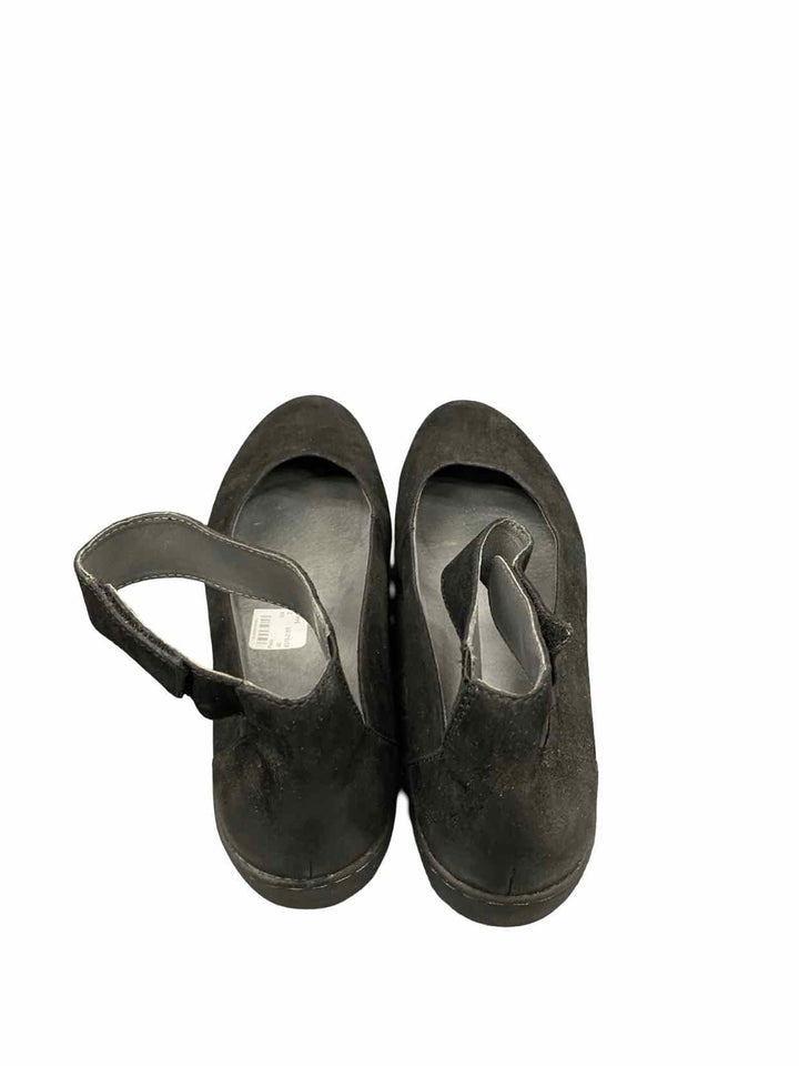 Dansko Shoe Size 40 Black Suede Mary Jane Flats