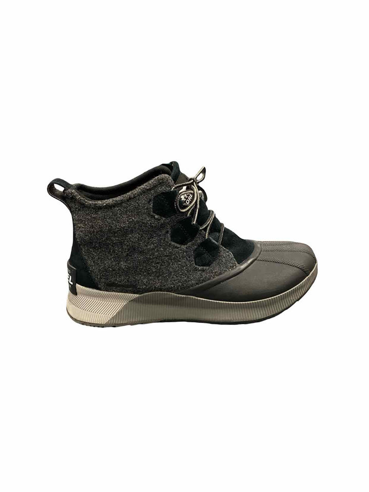 Sorel Shoe Size 10 Grey Black Out 'N About lll Classic Boots (Ankle)