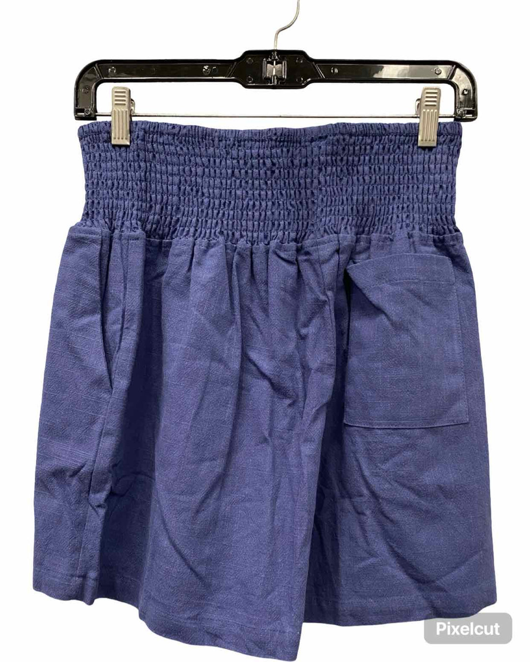 Emme by Marella Size M Blue 60% Grass Linen 40% Cotton Shorts