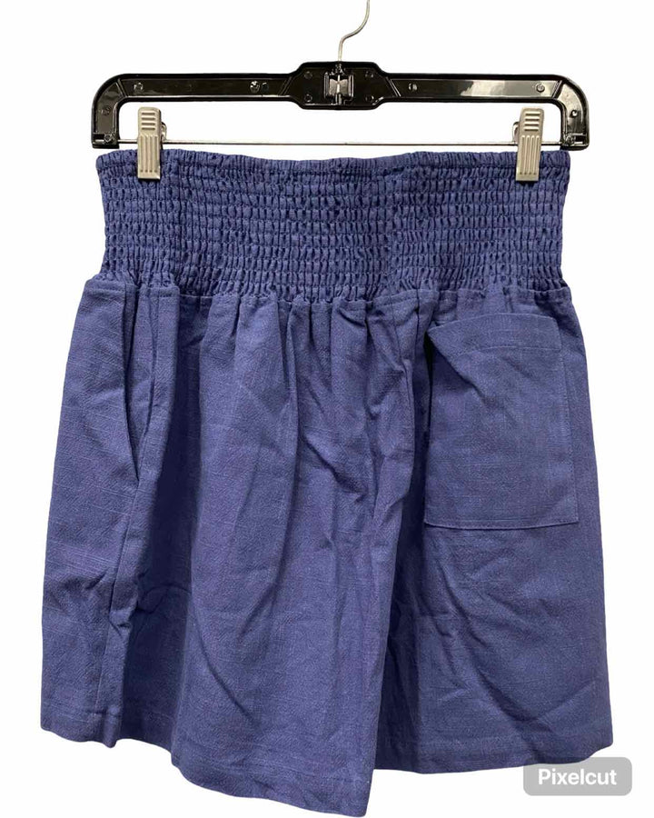 Emme by Marella Size M Blue 60% Grass Linen 40% Cotton Shorts