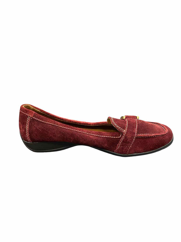 Naturalizer Shoe Size 9 Red Suede Loafers