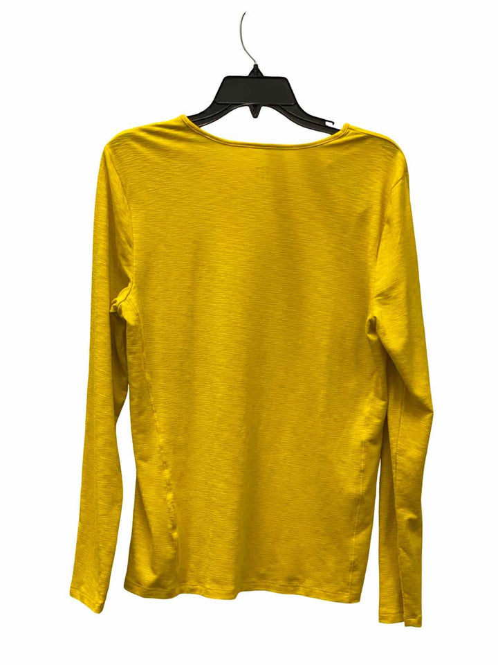 Title Nine Size M Yellow Athletic Long Sleeve