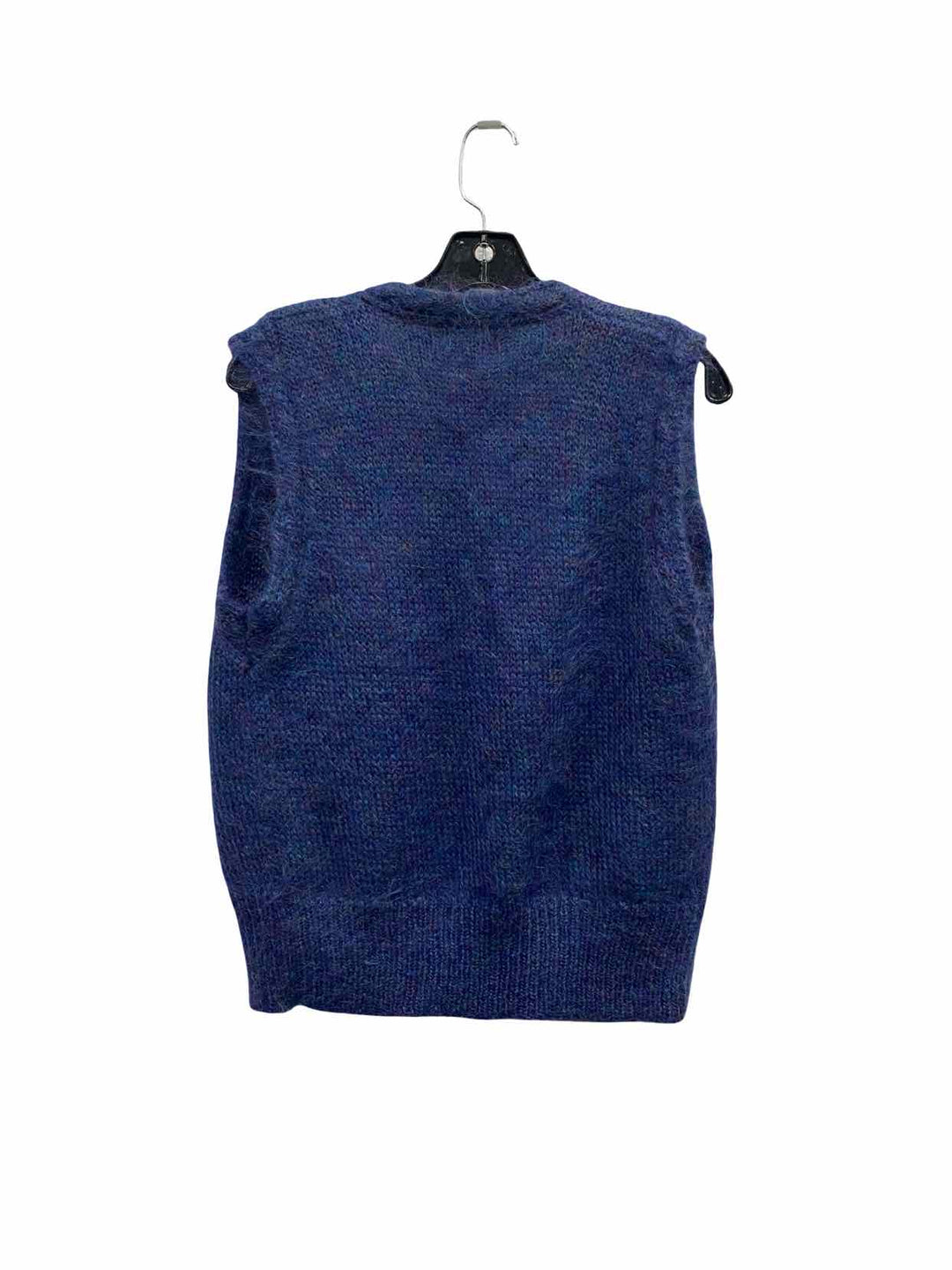 Jeanne Pierra Size S Blue 72% Mohair Vest