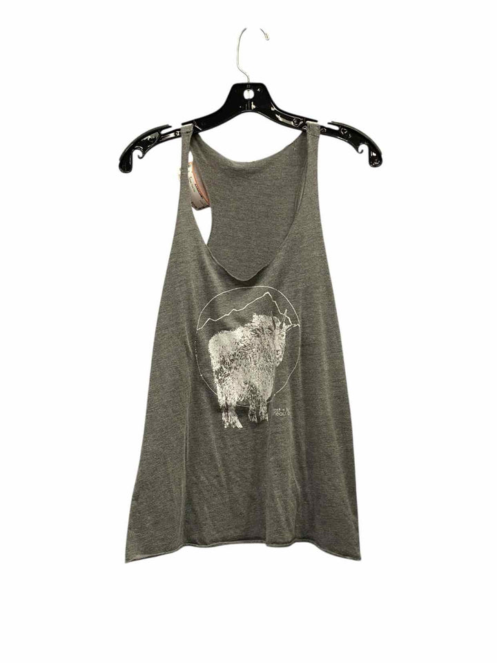 frost + fur Size S Grey Athletic Tank Top
