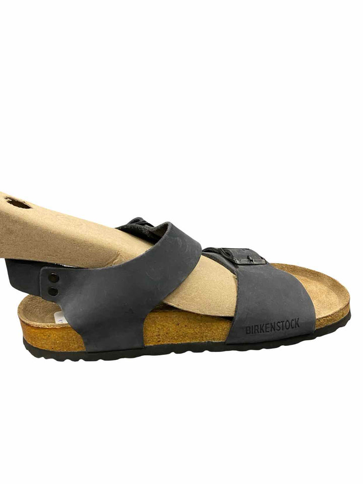 Birkenstock Shoe Size 39 Gray Leather Milano Sandals