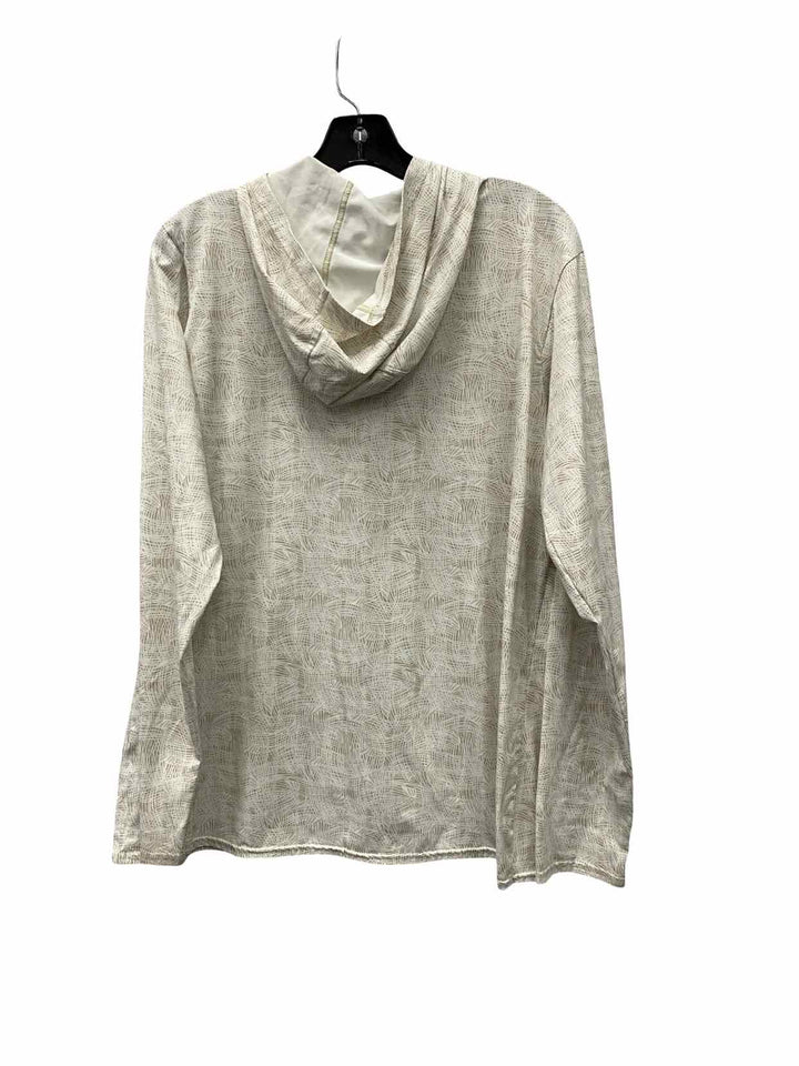 Patagonia Size XL Cream Print Athletic Long Sleeve