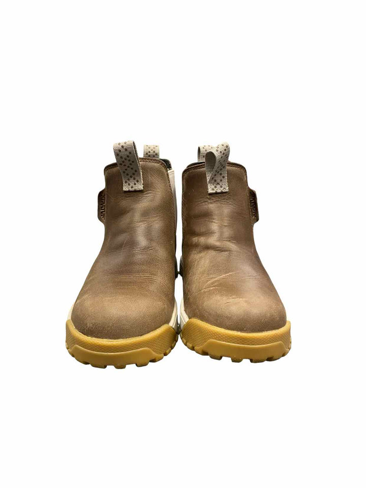 XtraTuf Shoe Size 6 Brown Leather Deck Boots(Ankle)