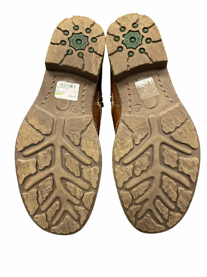 Spring Step Shoe Size 40 Brown Synthetic Leather Water Resistant Boots(Ankle)