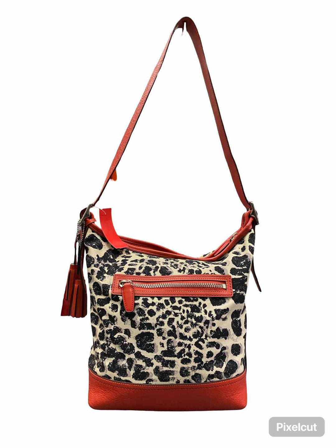 COACH Red Legacy Duffle Purse