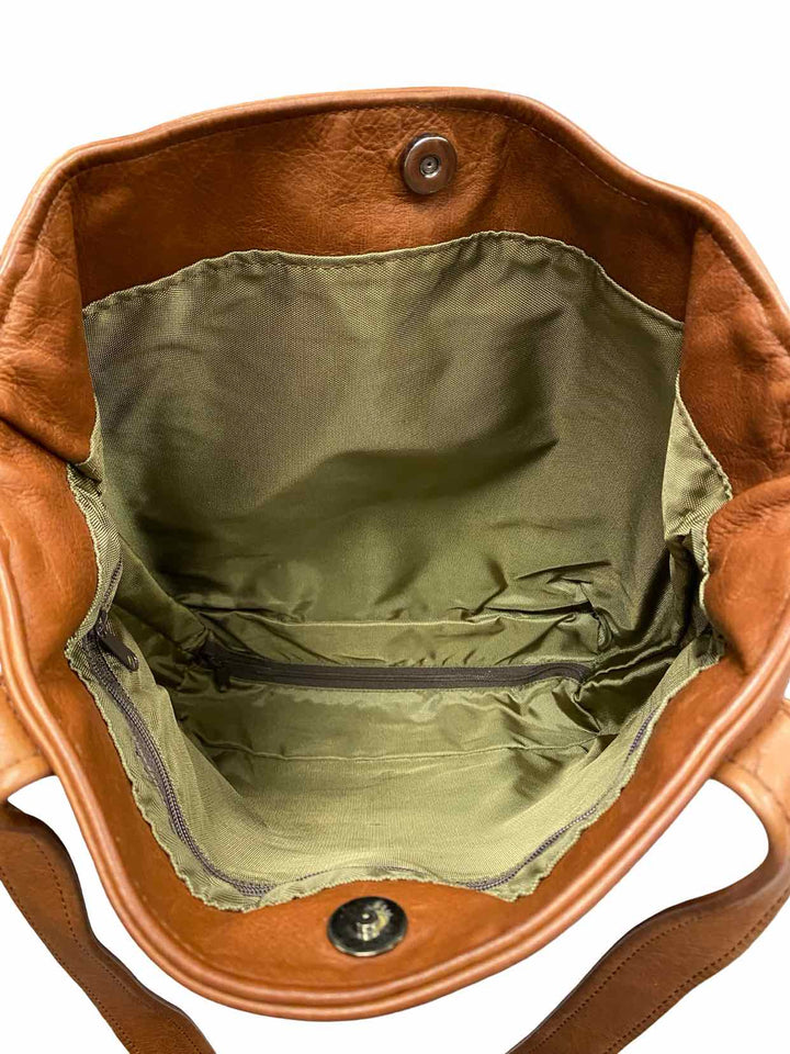 Stickman Leather Brown Shoulder Purse