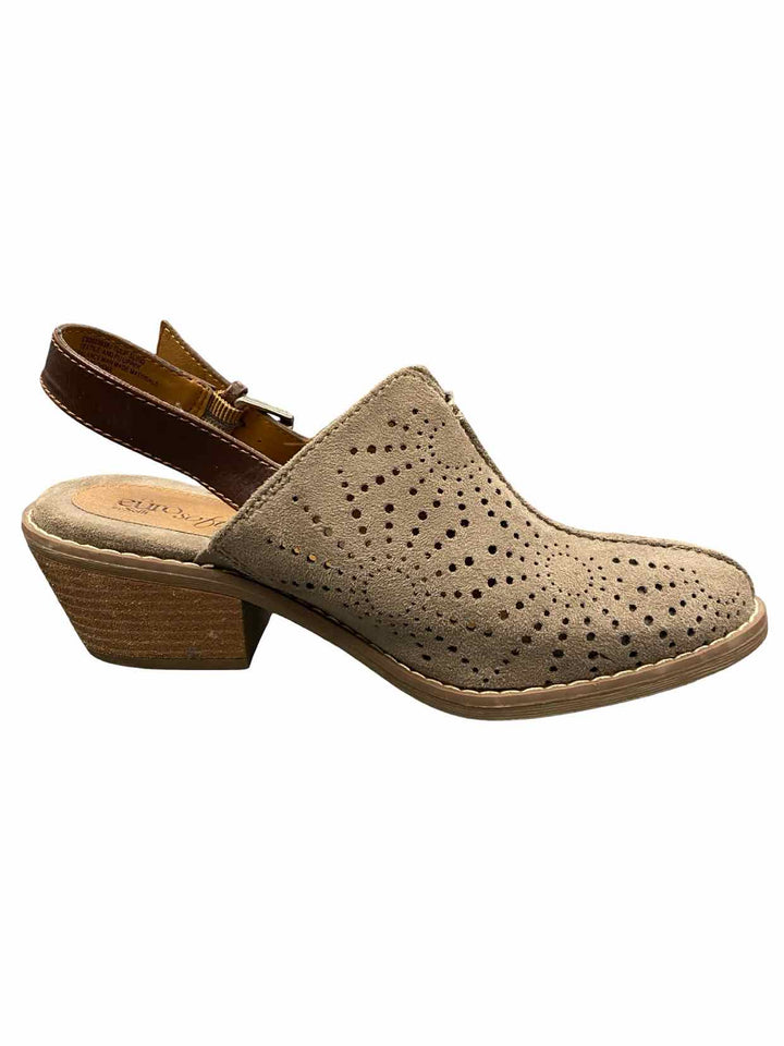Euro Soft Shoe Size 7 Grey Leather Tulip Sling Boots(Ankle)